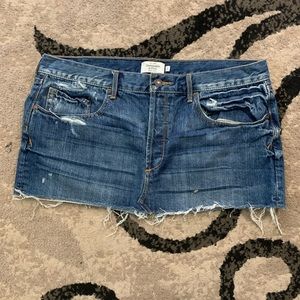 Abercrombie and Fitch jean skirt size 12